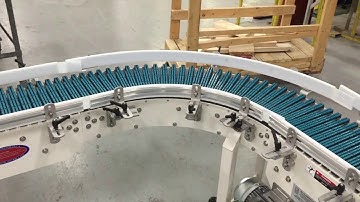 180° Product Rotation (starwheel) to Robotic Pick by Multi-Conveyor