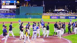 Mlb Benches Clear Tommy Pham Vs. Tyler Heineman Toronto Blue Jays Vs. Pittsburgh Pirates