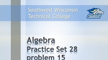 Math Review - Algebra Chapter Practice Set 28, problem 15 "Solving Equations with Parentheses"