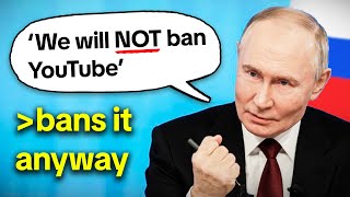 He will never stop lying...
Use code NEWYEAR25 when upgrading to receive 50% OFF ReadPartner: https://readpartner.ai/nfkrz
The Russian president Vladimir Putin just held his annual live press conference with Russian journalists and the Russian people, known as the Direct Line. Bluntly, its all more of a giant Z propaganda show where Putin answers selected heavily vetted questions. Among many of these, one question was asked by the Belarusian YouTuber Vlad A4, also known as the Russian MrBeast clone. Putin was asked about Russia banning YouTube and if its really going to end up happening. Putins response was that Google is actually at fault for making YouTube not work in Russia. HUGE SHOCKER: Vladimir Putin lied and was proven wrong by Russian authorities themselves right after the press conference ended. All of this, of course, is a pattern of behaviour for Russias president. Why does Putin always lie and how does he do it? Lets look at it and decode it based on this one example. Thanks for watching, like and sub for more thx xoxo
BECOME A MEMBER:
https://www.youtube.com/channel/UC19xLluI7dG093Gmw57BhHw/join
Instagram: https://www.instagram.com/roman_nfkrz/
Timestamps
00:00 Putins lies throughout the years
01:34 Annual live press conference with Putin
03:46 Russia vs YouTube: recent history
04:53 Russian MrBeast copy asks Putin a question
07:47 ReadPartner
09:41 Putin responds about Russia banning YouTube
13:21 Putin doesnt know anything about the internet
16:05 Russia immediately proved Putin wrong
18:02 Why is he lying about this?
19:14 Russian people react to the situation
21:27 Why is the Russian MrBeast going Z?
23:29 The intent behind Putins lies He will never stop lying...