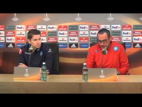 Conferenza stampa prima di Napoli - Legia