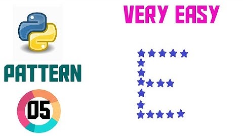 how to print pattern E in python in hindi. python me pattern E kaise banaye in hindi