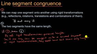 Showing segment congruence equivalent to having same length