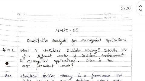 MMPC 05 Solved assignment 2025-2026 | MMPC 05 Solved handwritten assignment 2025-2026 in English |