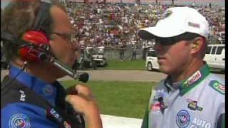Tony Pedregon Out of the Groove High Winds Top Fuel Funny Car Qualifying O'Reilly Summer Nationals Topeka Kansas 2010