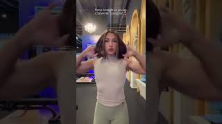 Celia Andersons Biceps Touch Forearms Muscle Shock