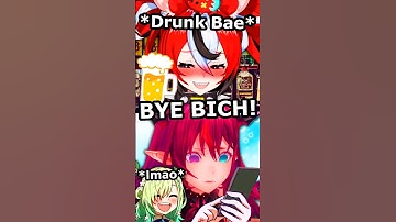 Drunk Bae Suddenly Called IRyS on Stream #hololiveenglish #hololive #vtuber