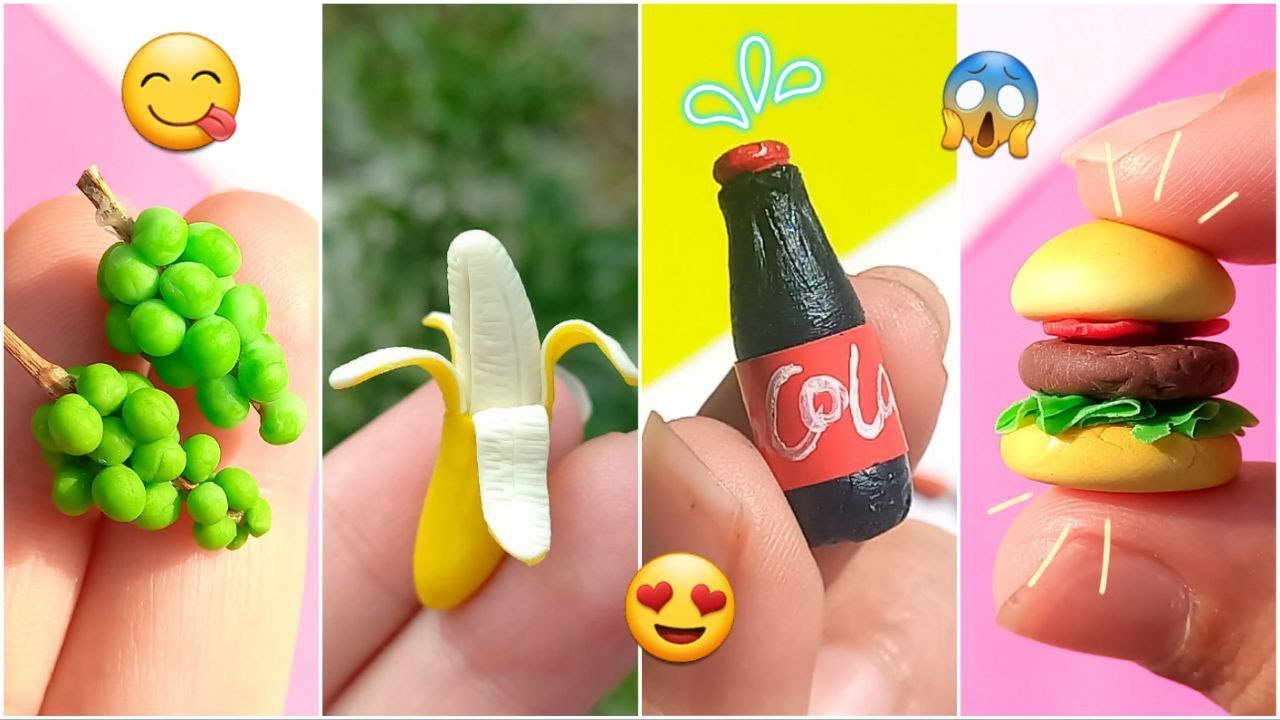 5 DIY Making Real Mini Food for Dollhouse Delights Miniature Art Dollhouse YouTube
