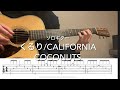 [TAB譜]くるり/California coconuts ソロギター (楽譜販売あり)