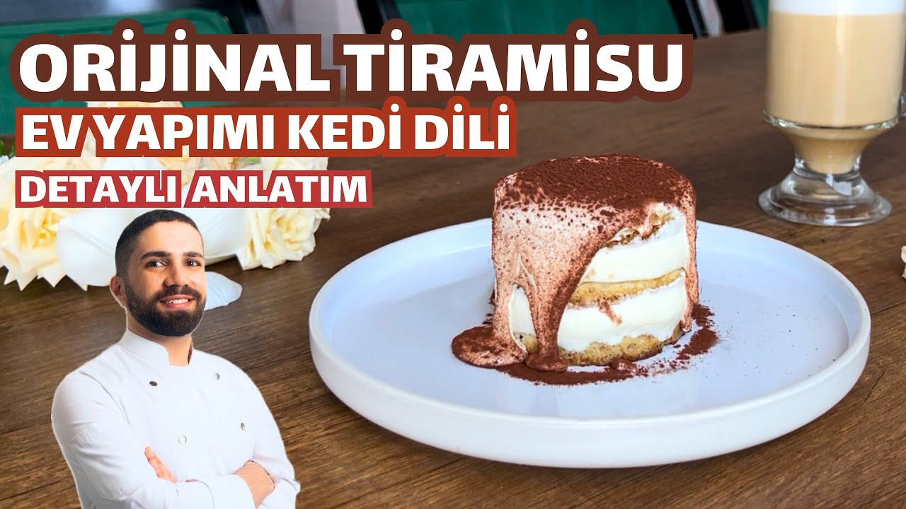 Orijinal Tiramisu Tarifi / Kedi Dili Tarifi / Detaylı Anlatım 👨🏻‍🍳