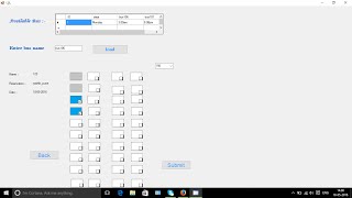 bus seat booking software in vb.net screenshot 1