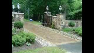 Driveway landscaping design ideas.