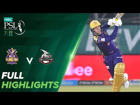 Full Highlights | Quetta Gladiators vs Lahore Qalandars | Match 15 | HBL PSL 7 | ML2T