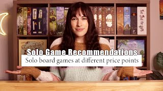 Solo board game recommendations at different price points! | $25 or less, $25$45, etc.