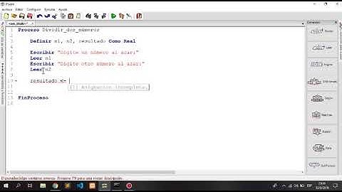 Dividir dos números con PseInt
