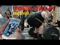 UNSEEN 450kg Speed Rep + full deadlift session