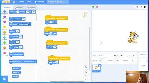 Scratch Movimiento en pantalla con flechas