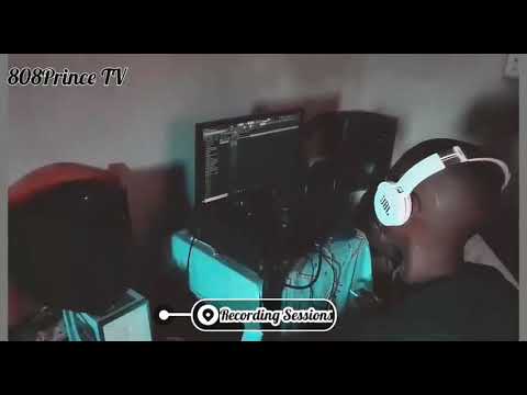Home studio recording session