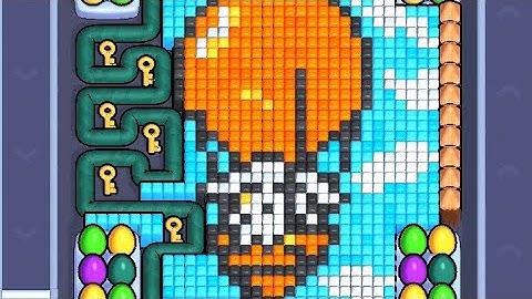 Pixel Flow Level 414. Walkthrough Gameplay 