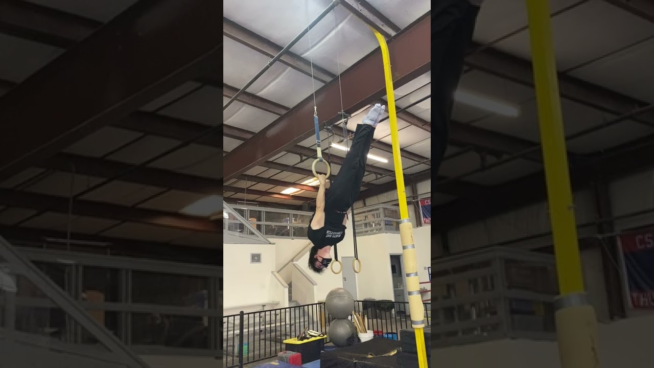 Skill Demonstration: Inverted hang on rings