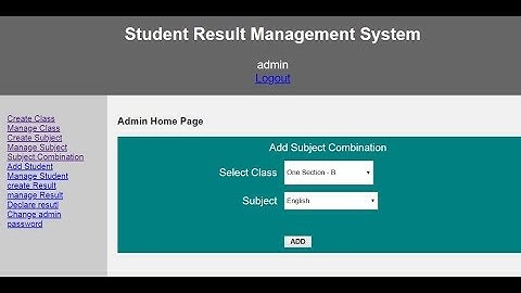 Result Management System in ASP.NET C# | Show Two Columns Value in DropDownList | Part-6