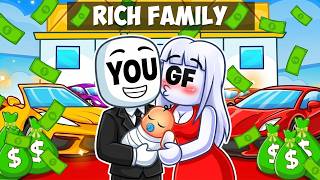YOU Have a MILLIONARE FAMILY with OBSESSIVE GIRLFRIEND In Roblox!