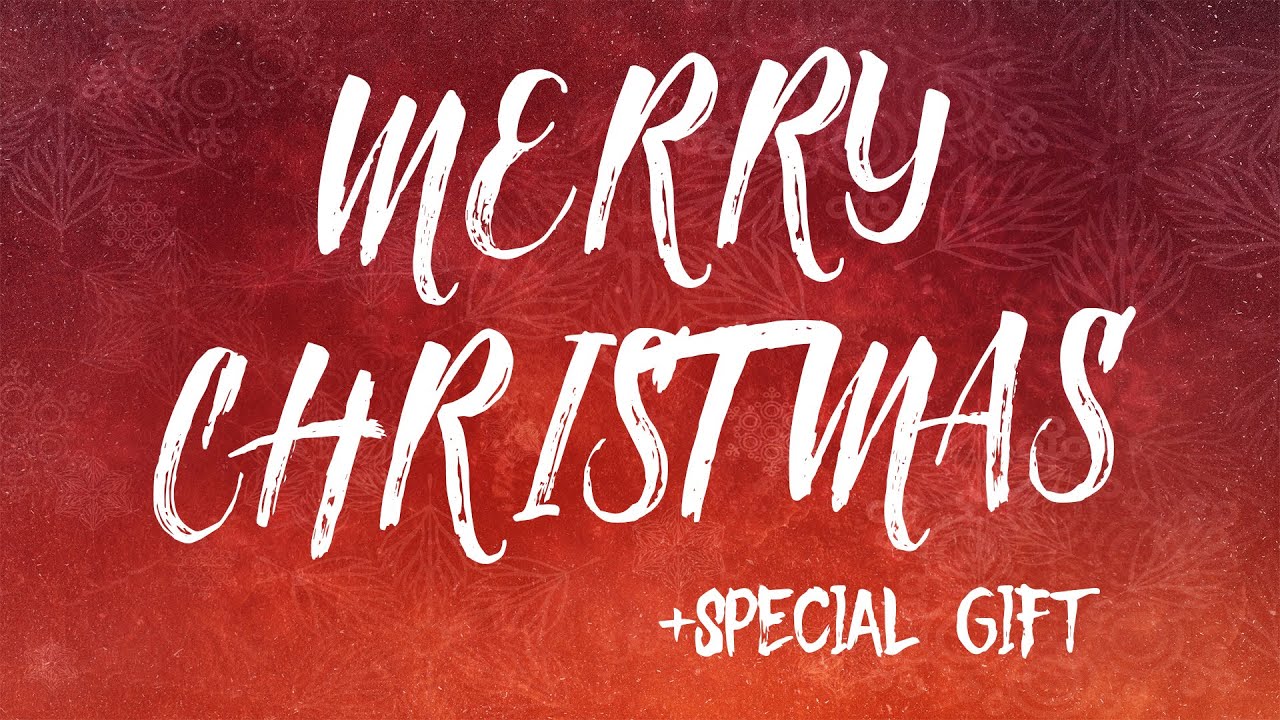 We Wish You a Merry Christmas (and have a special gift)