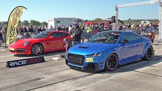 750HP Audi TT RS MTR Performance vs 750HP Porsche 992 Turbo S PP Performance