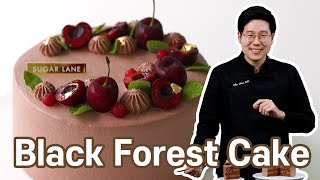Black Forest Cake | Best combo of chocolate & cherries! by Hanbit Cho 126,208 views 1 year ago 11 minutes, 31 seconds