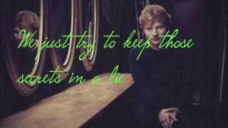 Video thumbnail of "Ed Sheeran- Friends (Lyrics)"
