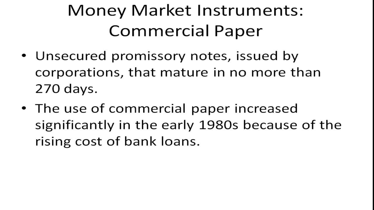 Money Market Instruments YouTube Money Market Instruments YouTube