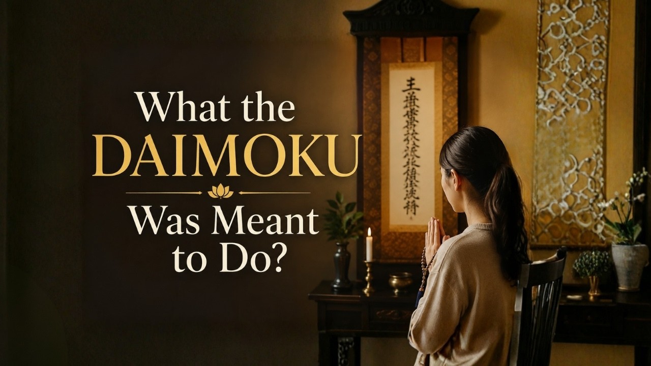 What the Daimoku Was Meant to Do? | Nichiren Buddhism