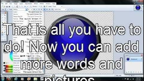 Glossy Logo Tutorial: Paint.net