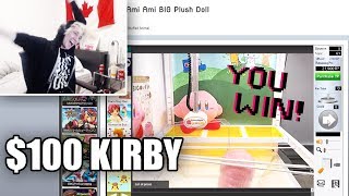 XQC WINS A KIRBY PLUSH DOLL AFTER SPENDING $100