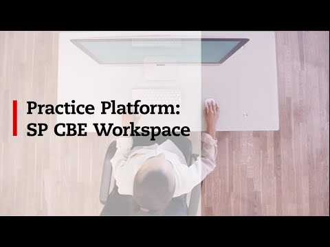 Managing your Strategic Professional CBE workspace effectively