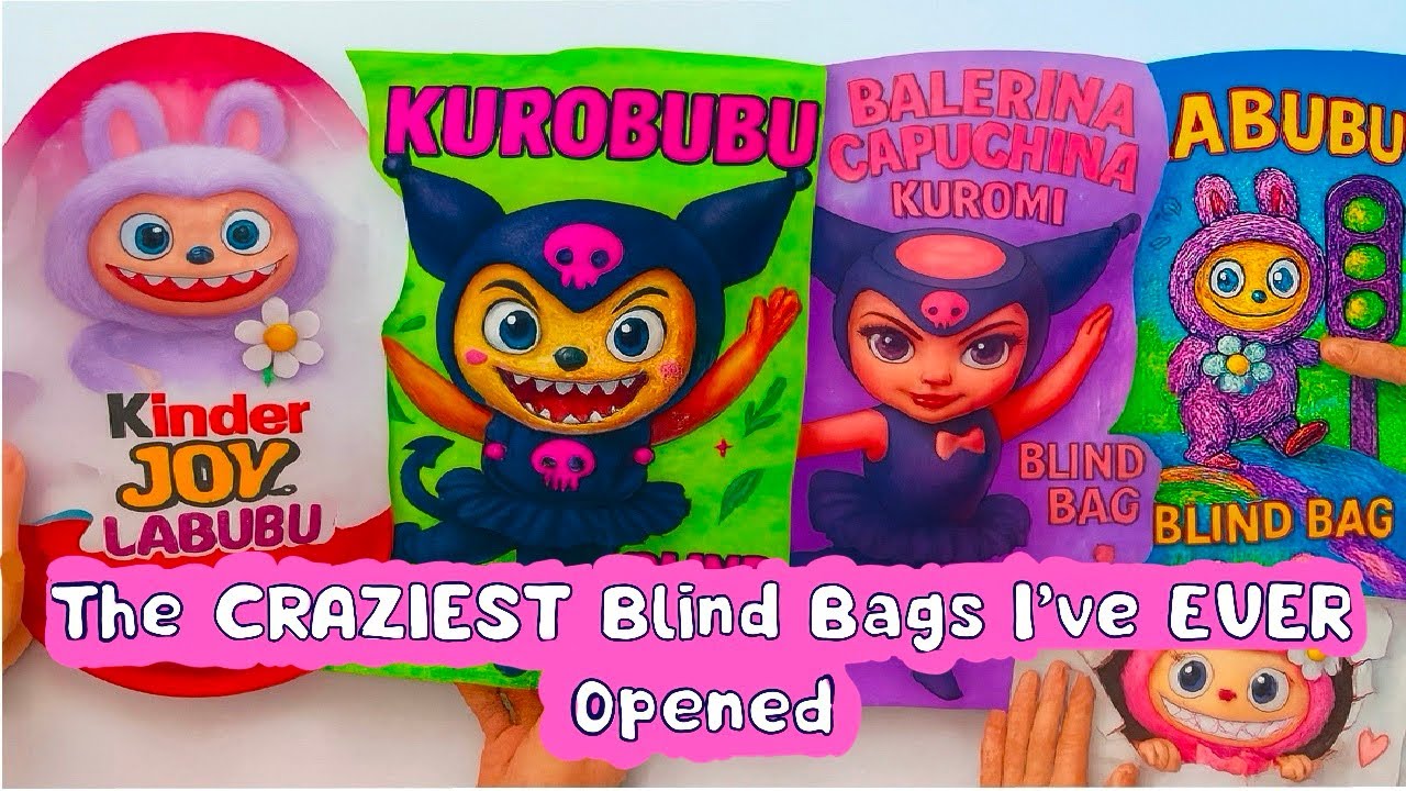 Unboxing the craziest blind bags ever — Labubu, Kuromi, and more surprises inside! Compilation 🤩🤩✨🫶🏻