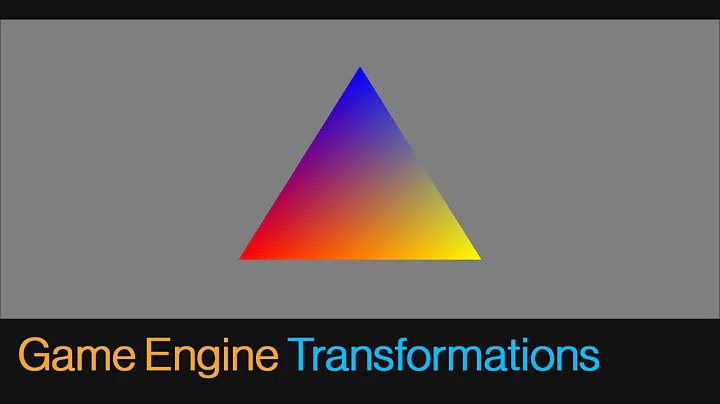 #18 How To Make a Game Engine | C++ and OpenGL | Common Module - Transformation matrix