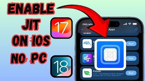 How to Enable JIT in IOS Without PC | IPhone and IPad JIT Enable Guide