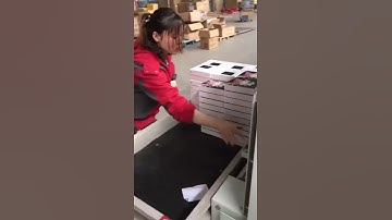 Automatic mobile boxes shrink wrapping machine