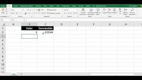 Convertir Entre Sistemas de Unidades con Excel