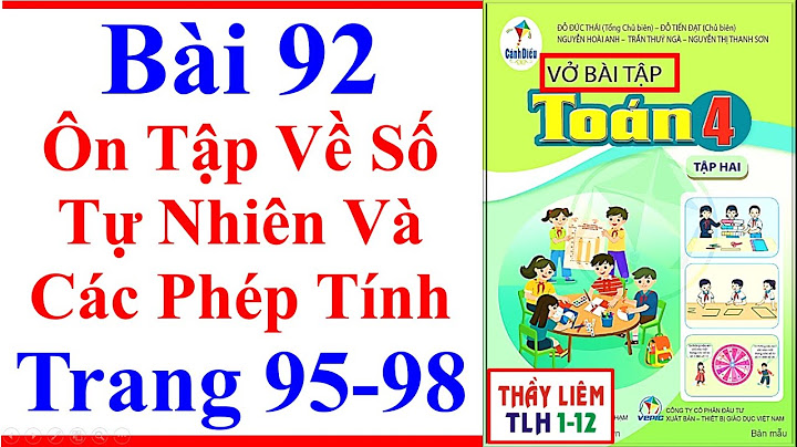 Vở bài tập toán lớp 4 có lời giải năm 2024