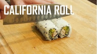 How to Make a California Sushi Roll | (加州寿司卷)