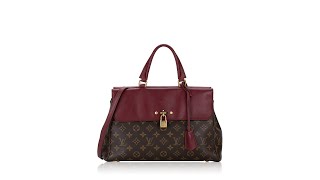 Louis Vuitton Monogram Pre -ododo and Venus Handbag Wine Red x