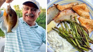 Bluegill Fishing and Grilling (for a low-carb recipe thats fulfilling)