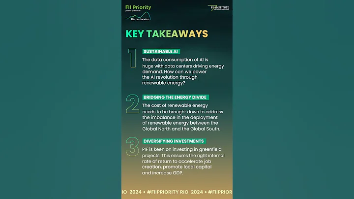 KEY TAKEAWAYS from FII PRIORITY RIO panel with H.E. Yasir Al-Rumayyan | DAY 1 #FIIPRIORITY