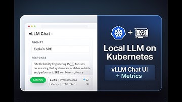 Building a vLLM Chat UI on K8s (FastAPI + Local LLM + Metrics)