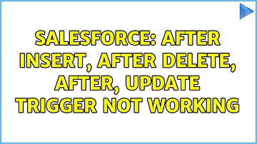 Salesforce: After insert, after delete, after, update Trigger not Working (2 Solutions!!)