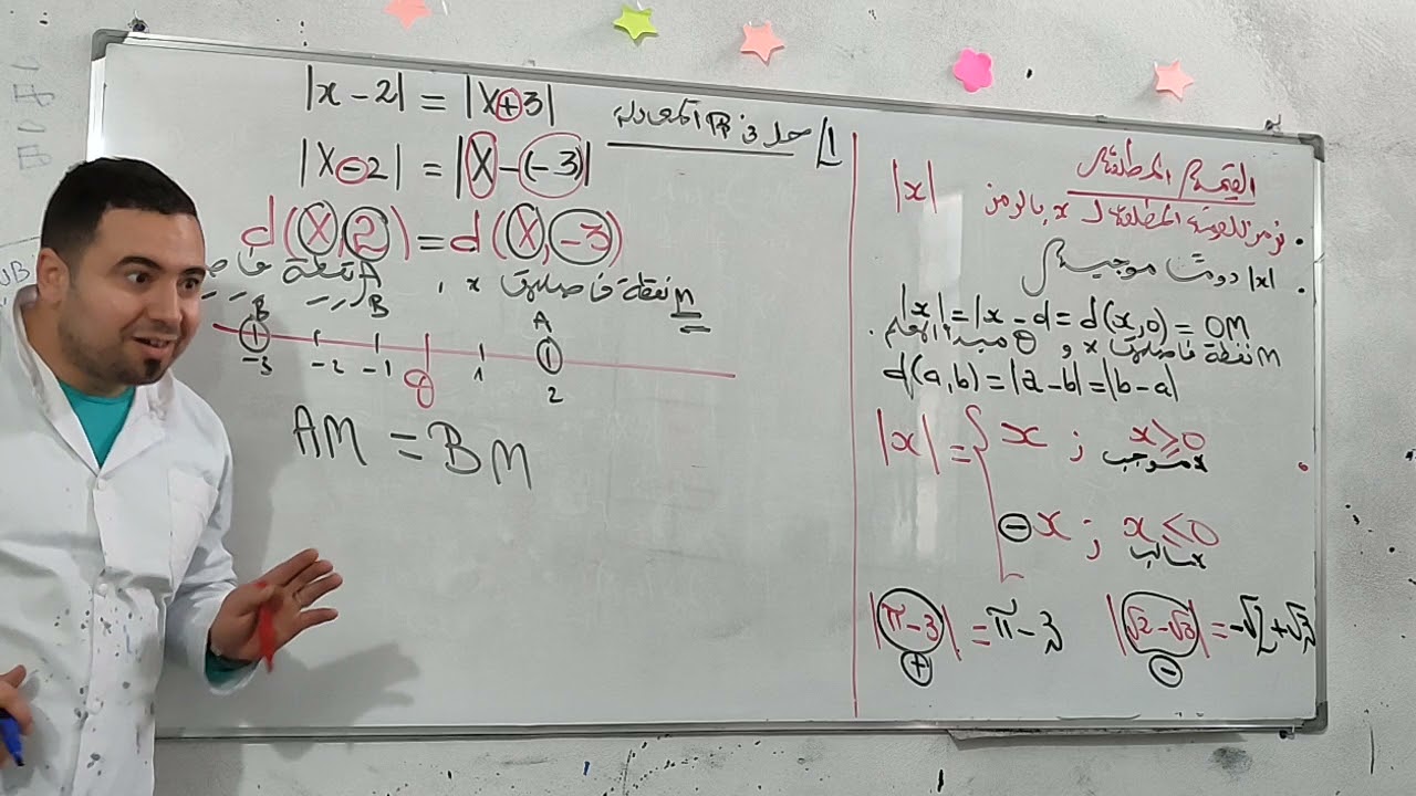 القيمة المطلقة المجالات و الحصر أولى ثانوى
