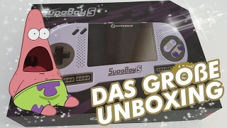 Das große 📦 UNBOXING des SUPABOY S - Der tragbare SNES screenshot 1
