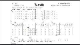 Kasih  L Putut Pudyantoro  Midi Coir Satb  Preview Score